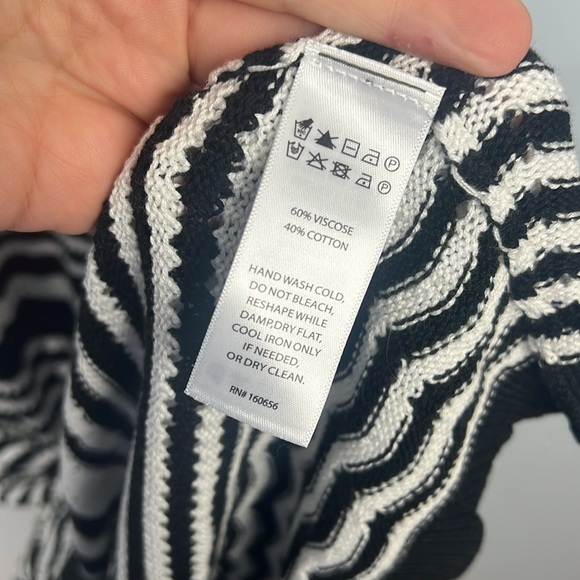 Joie black & white crochet sleeveless XL maxi dress NWT - Picture 5 of 11